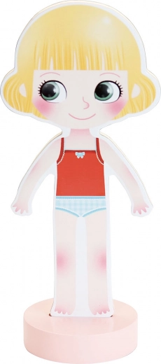 Figurine en bois stable de 22 cm
