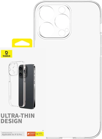 Coque pour iPhone 15 Pro Baseus OS-Lucent Series transparente