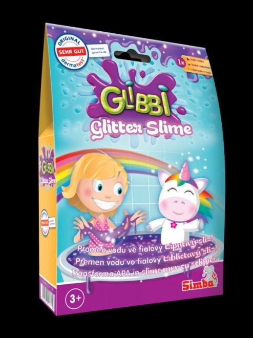 Glibbi glinsterend slijm voor in bad