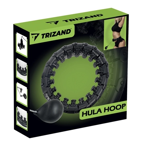 Hula hoop met massageknoppen en gewichten Trizand