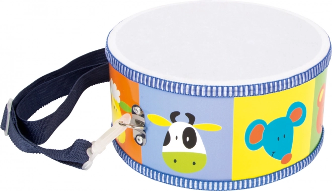Kleine Voet Houten Muziekinstrumenten Trommel Dieren