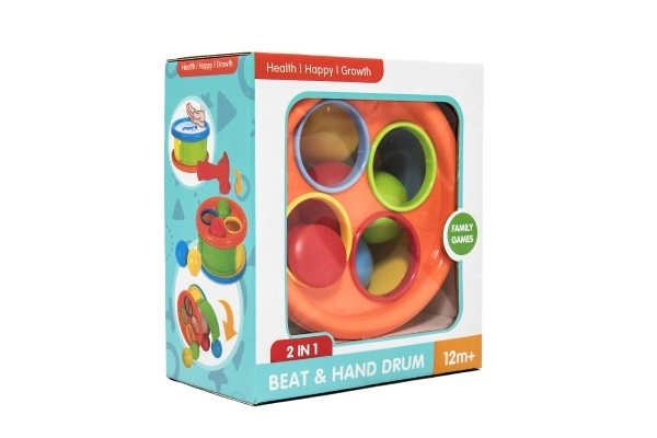 Hamerspeelgoed met trommel 2-in-1