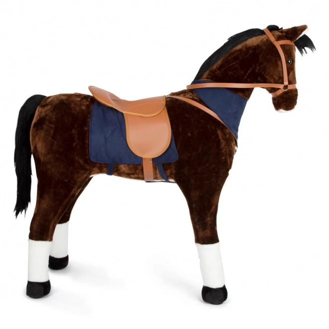 Zitzakpaard XL bruin met geluid