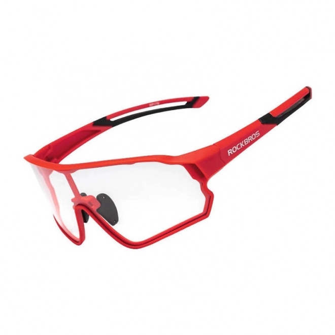 Lunettes de cyclisme polarisées Rockbros 10135R (rouges)