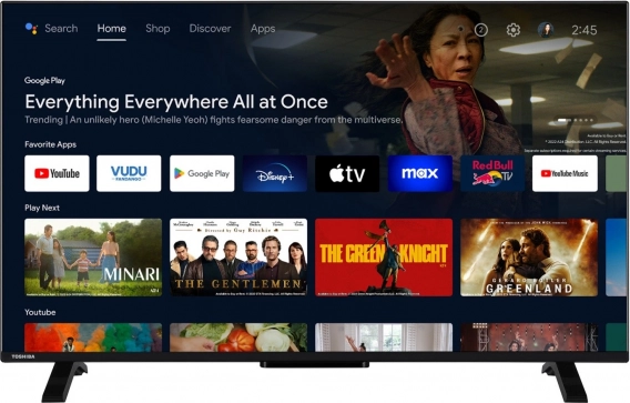 40" TOSHIBA LED TV with smart features