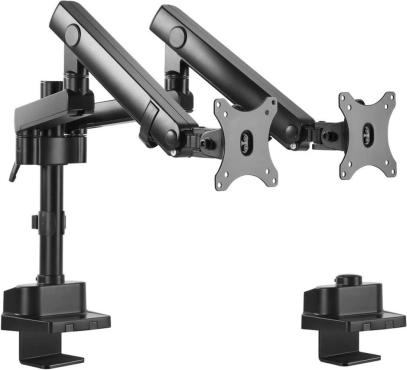 Support de bureau pour 2 moniteurs MACLEAN BRACKETS MC-812