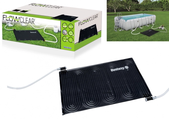 Zonnepaneel voor het verwarmen van zwembadwater
