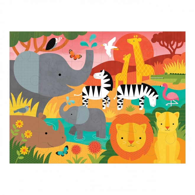 Vloerpuzzel Safari