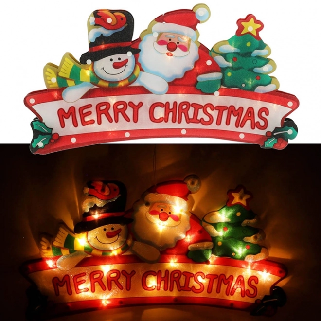 Kerst LED-decoratie Merry Christmas 45 cm
