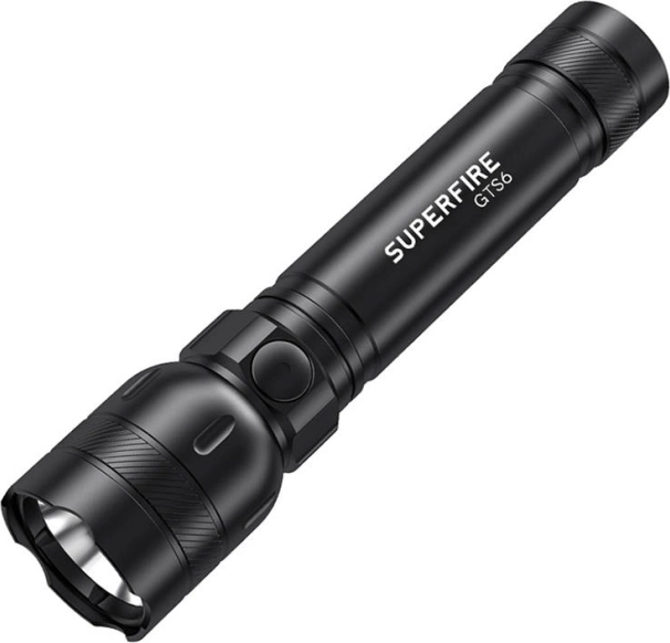 Zaklamp SUPERFIRE GTS6 360 lm met USB‑C en bereik 150 m