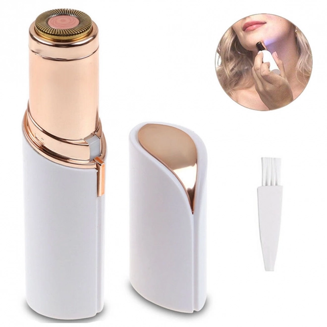 Epilator in de vorm van een lippenstift