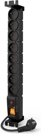 Stroomrail S8 FA Rack 3M-8 stopcontacten