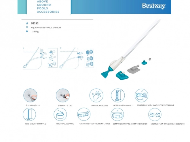 Bestway zwembadstofzuiger