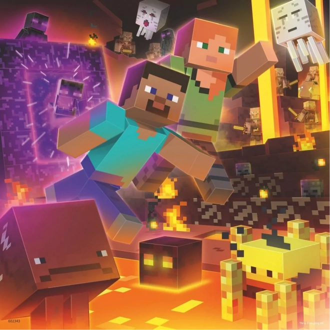 Minecraft Biomen 3x49 stukjes