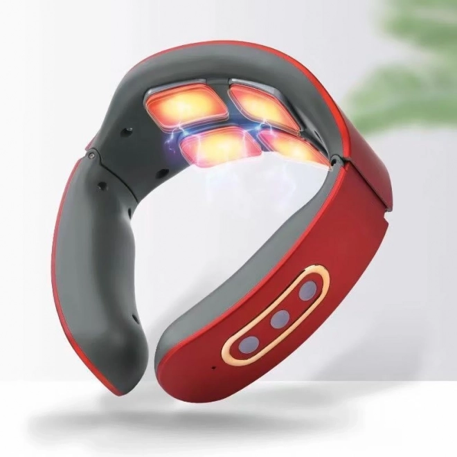 Elektrische nekmassager - rood