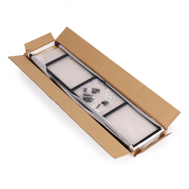 Moderne brede houten plank met 4 planken