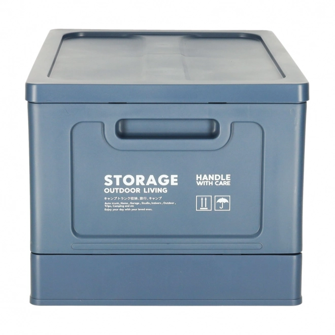 Campingdoos - opvouwbare doos 25l blauw