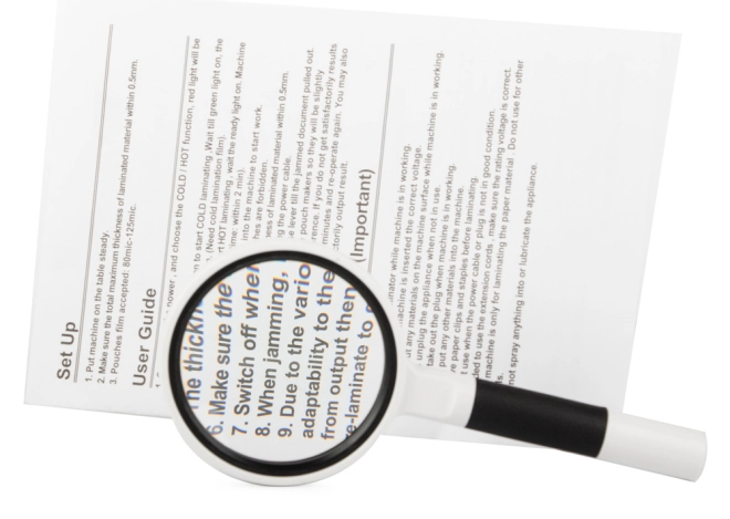 Powerful 6× magnification for everyday use