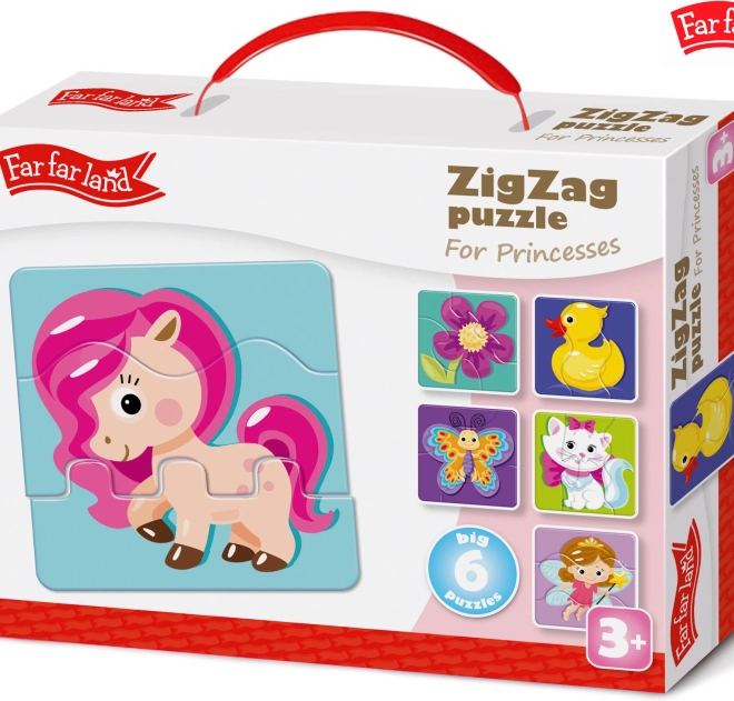 Puzzle ZigZag voor Prinsessen Far Far Land