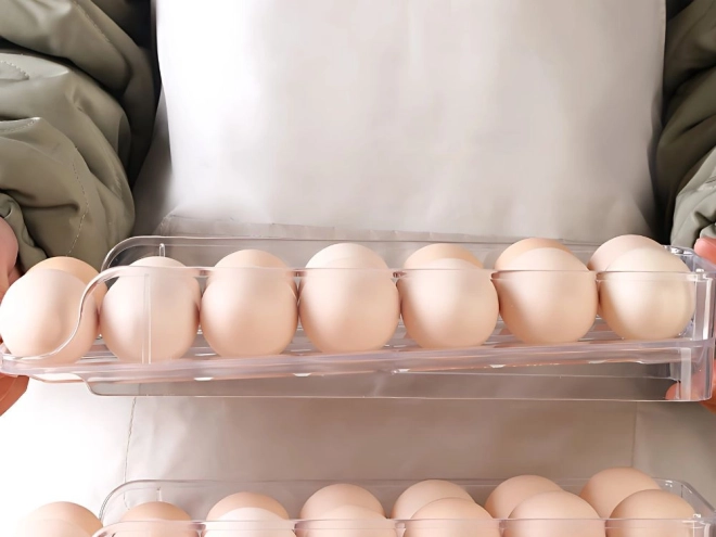 Universele eierdoos voor de koelkast