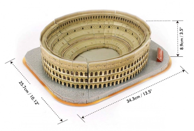 Puzzle 3D CubicFun Geografique National Colisée 131 pièces