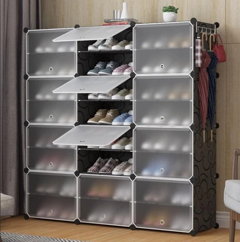 Modulaire schoenenkast - 6 niveaus
