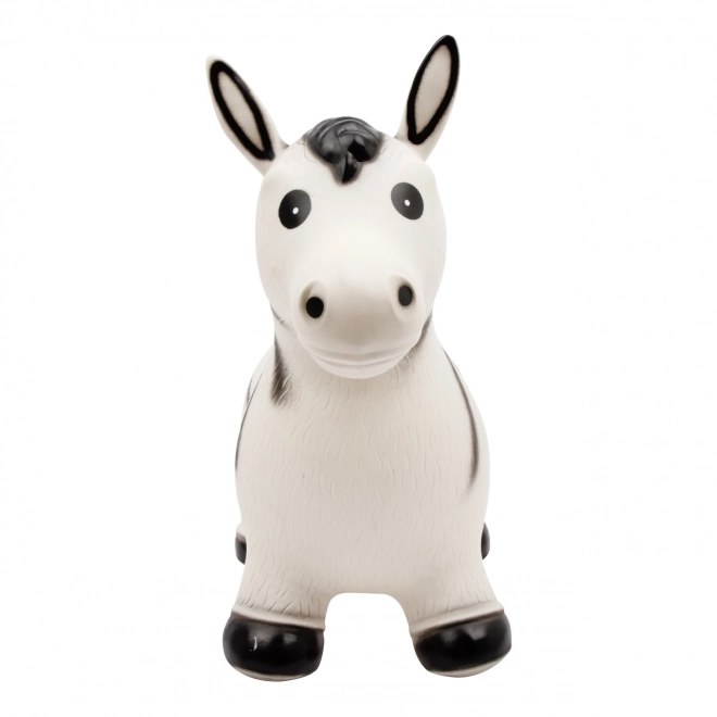 Opblaasbare springbal Zebra voor kinderen