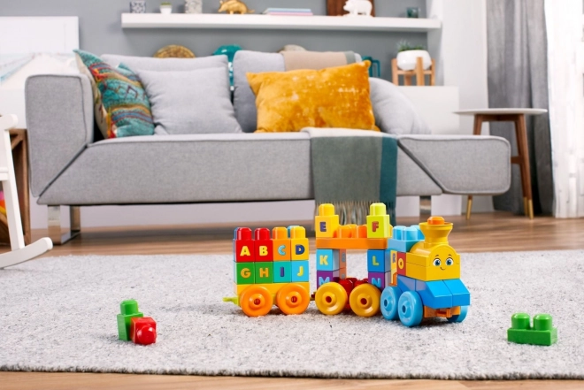 Train musical avec lettres ABC