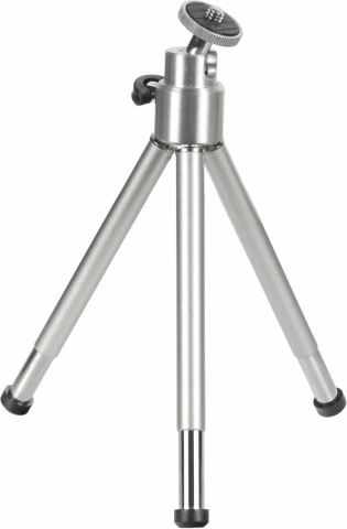 Mini-Stativ silberfarben