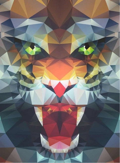 Puzzle Polygon Lion 500 Pieces Ravensburger