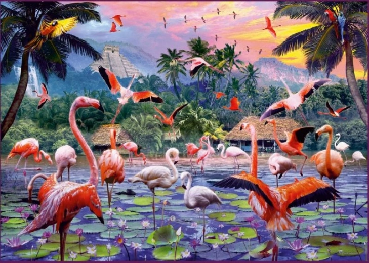 Captivating tropical motif