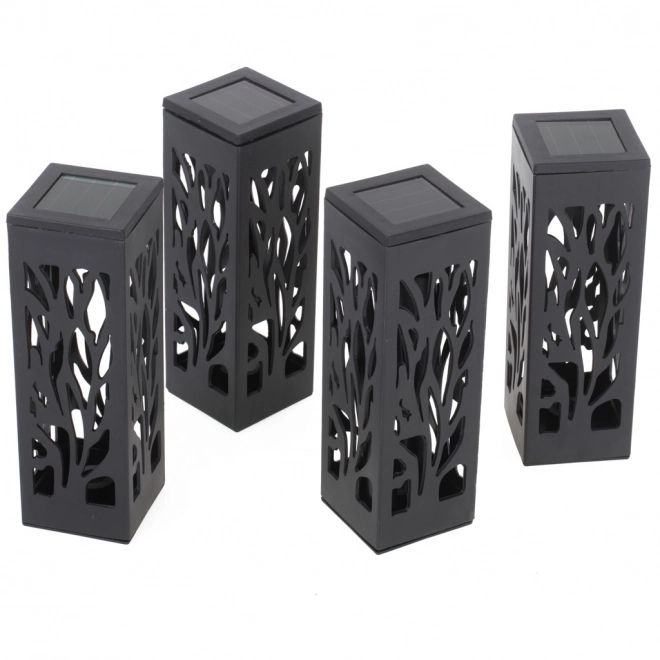 Zonne-decoratieve tuinlampen 4 stuks
