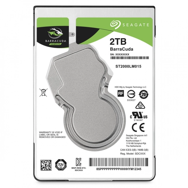 Seagate BarraCuda interne harde schijf 2TB