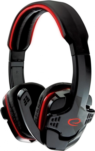 Gaming Headset with Microphone Raven Red