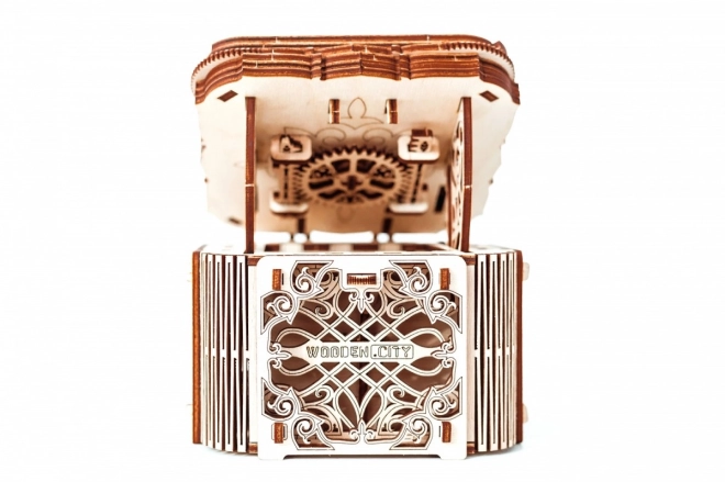 Houten mechanische puzzel Geheime Doos