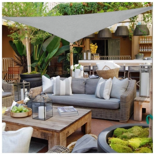 Waterdicht zonnescherm 5x5x5m ModernHome - grijs
