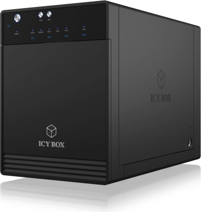 Boîtier externe USB‑C 3.1 pour 4 disques 2,5"/3,5"