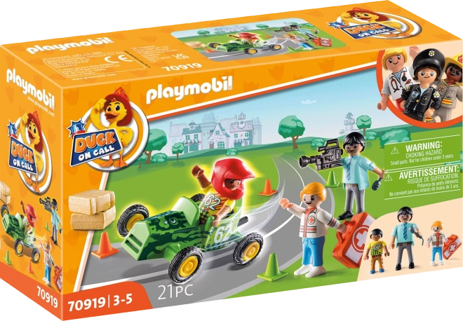 Playmobil Duck On Call Reddingsactie Hulp voor de Racer