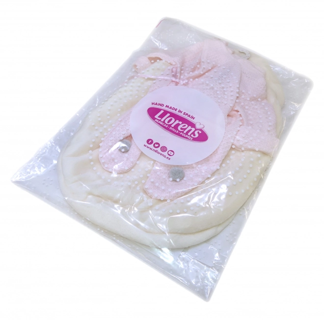 Llorens M843-20 outfit voor baby pop NEW BORN maat 43-44 cm