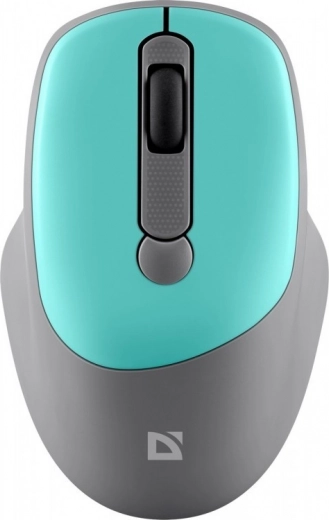 Kabellose Silent-Click-Maus Defender Feam MM-296 RF 1600 DPI – Mint
