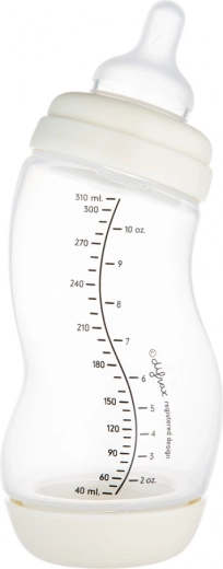 Forme ergonomique en S pour une bonne position d’alimentation