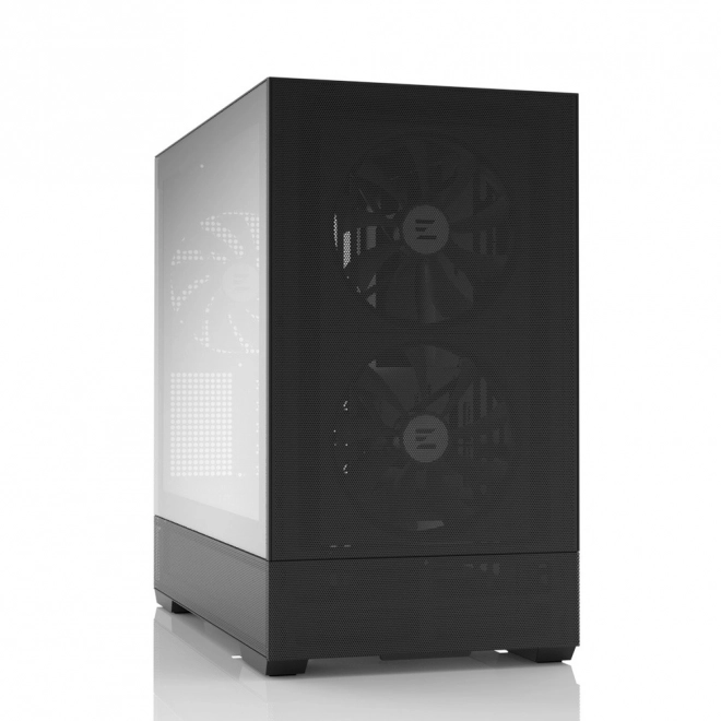 Kast P30 Air mATX Mini Tower met ARGB ventilatoren zwart