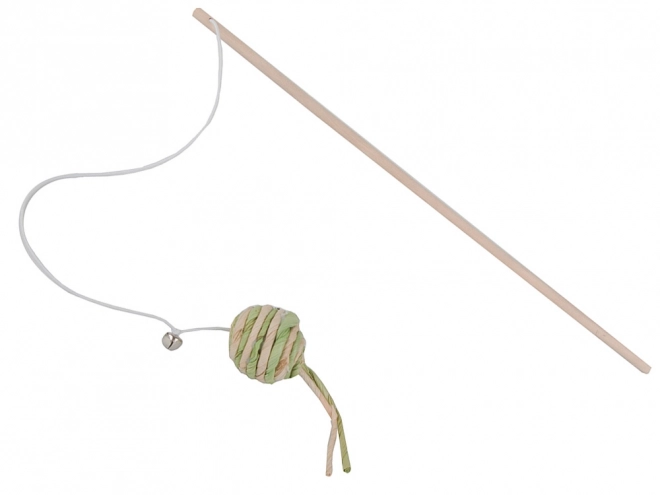 Katzenspielzeug Angel mit Ball und Rassel