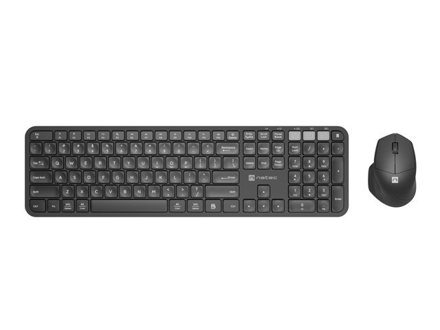 Ensemble sans fil clavier et souris Natec Octopus 2 Bluetooth + 2.4GHz