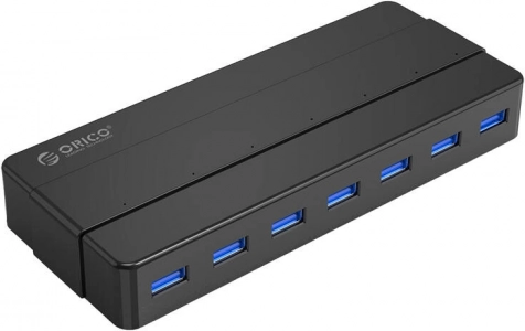 ORICO USB-hub 7× USB 3.0, zwart