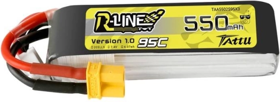 Tattu R-Line batterij 550mAh voor drones