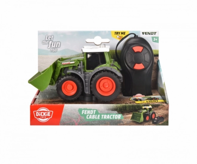 Tractor Fendt met kabel - 14cm