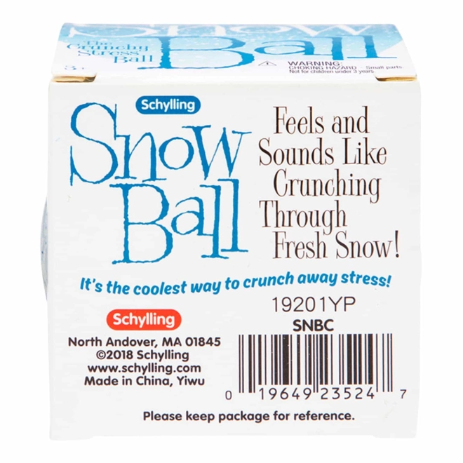 Crunches like fresh snow