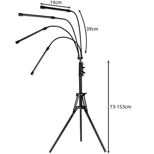 Lamp 20 LED 4st. voor planten groei Gardlov 19388