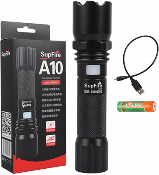Lampe de poche LED compacte Superfire A10